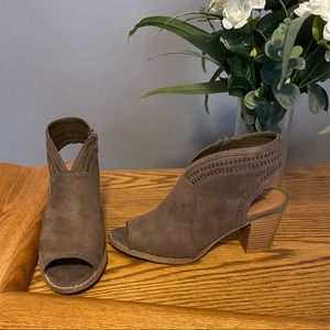 Chunky heel booties